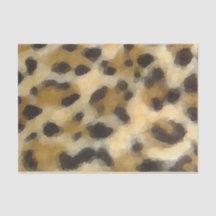 Customizable Watercolor Leopard Print Tissue Paper