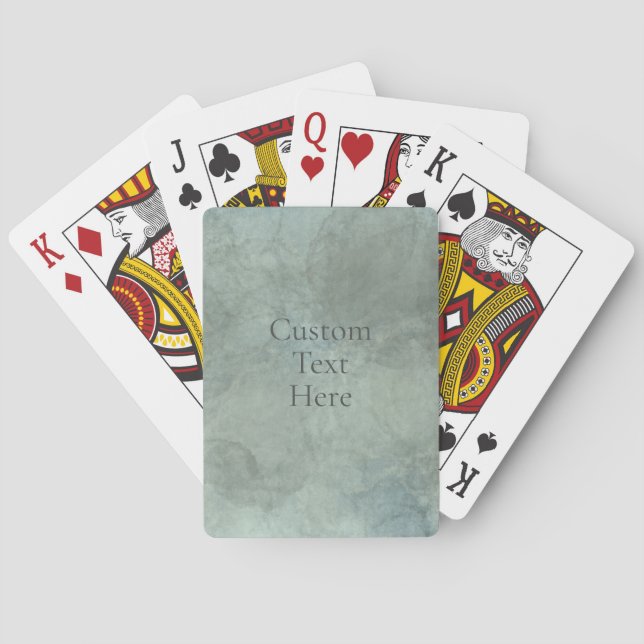 Customizable Watercolor Playing Cards (Back)