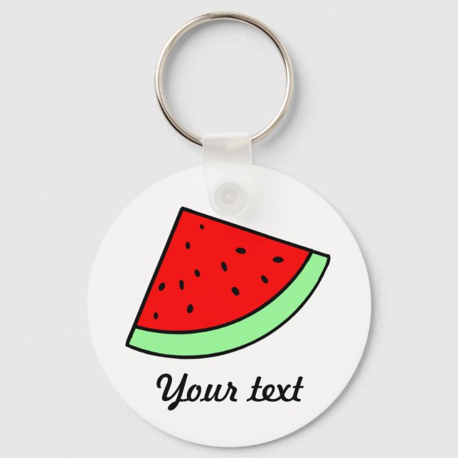 Customizable Watermelon Keychain (LIGHT) (Front)