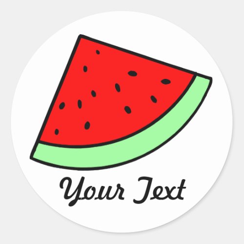 Customizable Watermelon Sticker LIGHT