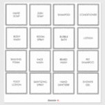 Customizable Waterproof White Dispenser Labels