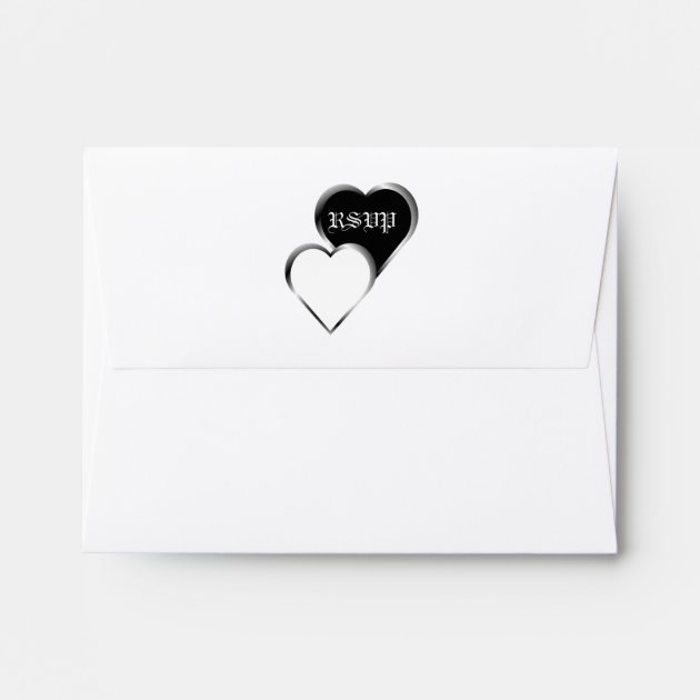 Customizable Wedding 5 ¾ X 4 3/8 RSVP Envelope