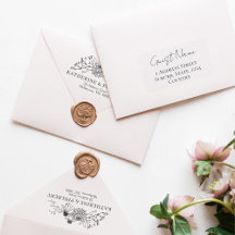 Customizable Wedding Guest Address Label