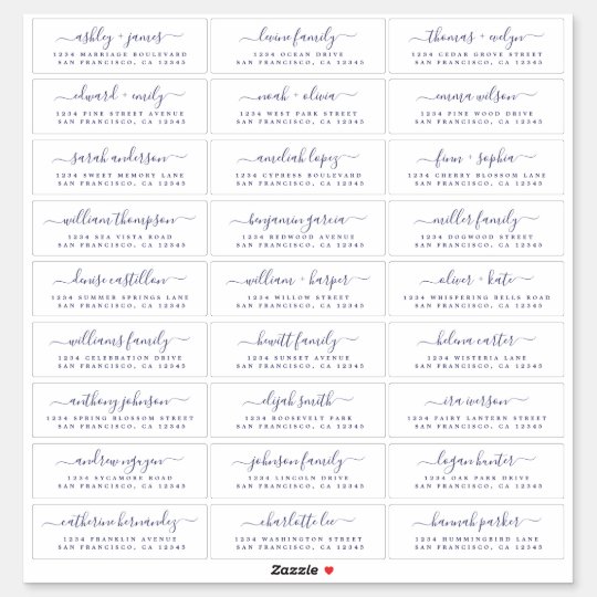  Customizable Wedding Guest Address Labels Zazzle