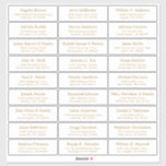 Customizable wedding guest address labels sticker<br><div class="desc">Easy to personalize,  names and addresses / individual wedding shipping address label stickers for guests.</div>