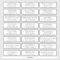 Customizable wedding guest address labels sticker