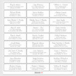 Customizable wedding guest address labels sticker<br><div class="desc">Easy to personalize,  names and addresses / individual wedding shipping address label stickers for guests.</div>