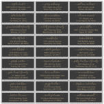 Customizable wedding guest address labels sticker<br><div class="desc">Easy to personalize,  names and addresses / individual wedding shipping address label stickers for guests.</div>