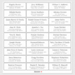Customizable wedding guest address labels sticker<br><div class="desc">Easy to personalize,  names and addresses / individual wedding shipping address label stickers for guests.</div>