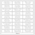 Customizable wedding guest address labels sticker<br><div class="desc">Easy to personalize, names and addresses / individual wedding shipping address label stickers for guests. Individual sticker sizes; For 4” x 4” one sticker size is approximately 1.2” x 0.4” For 6” x 6” one sticker size is approximately 2” x 0.6” For 8” x 8” one sticker size is approximately...</div>