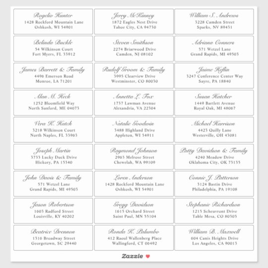 customizable-wedding-guest-address-labels-sticker-zazzle