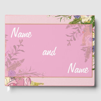 customizable wedding guest book