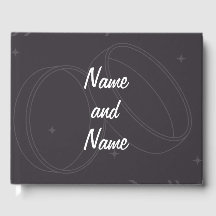 customizable wedding Guest Book