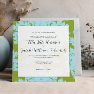 Customizable Wedding Invitation :: DAMASK