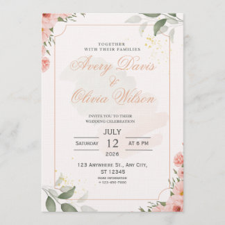 Customizable Wedding Invitation – Elegant 