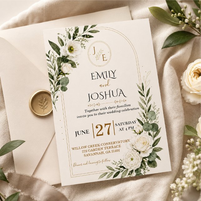 Customizable wedding invitation template (Creator Uploaded)