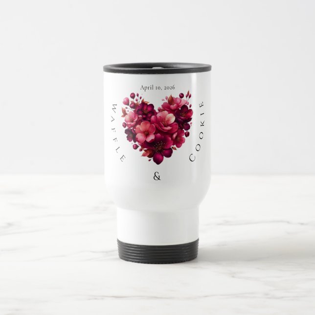 Customizable Wedding Mug for Couples (Center)