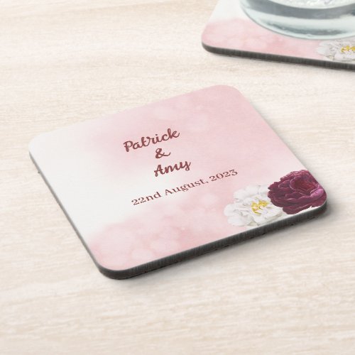 Customizable Wedding Party Coaster