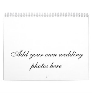 Customizable Wedding Photos Calendar