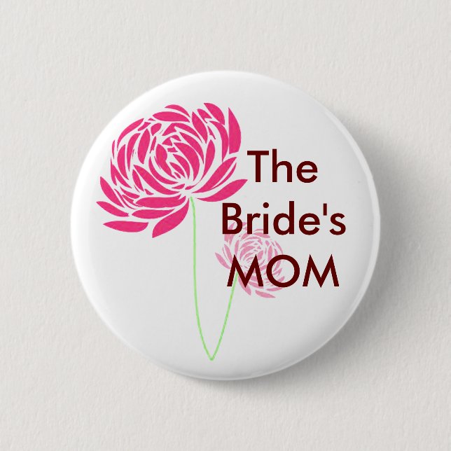 Customizable Wedding Rehearsal Pinback Button (Front)