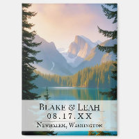 Customizable Wedding Save the Date Magnet