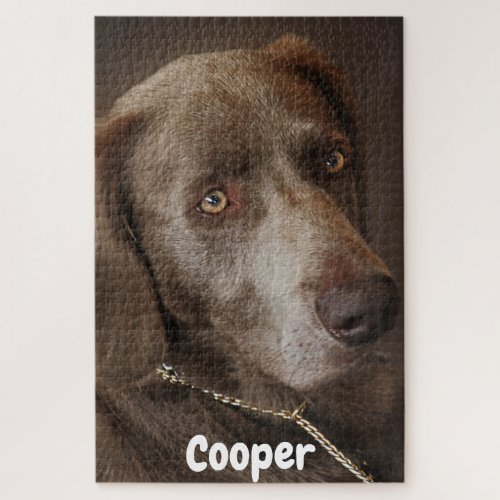 Customizable  Weimaraner Jigsaw Puzzle