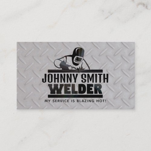 Customizable Welder Business Cards