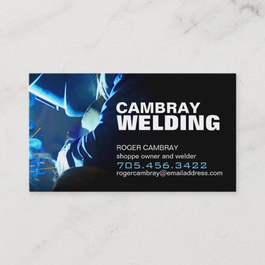 Customizable Welding Business Cards | Zazzle.com