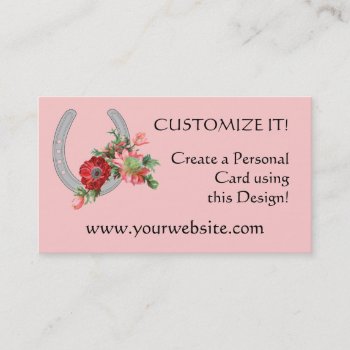Customizable Western Business Card by RanchLady at Zazzle