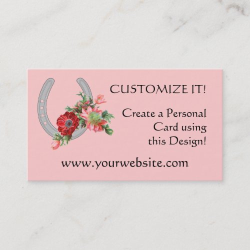 CUSTOMIZABLE Western Business Card