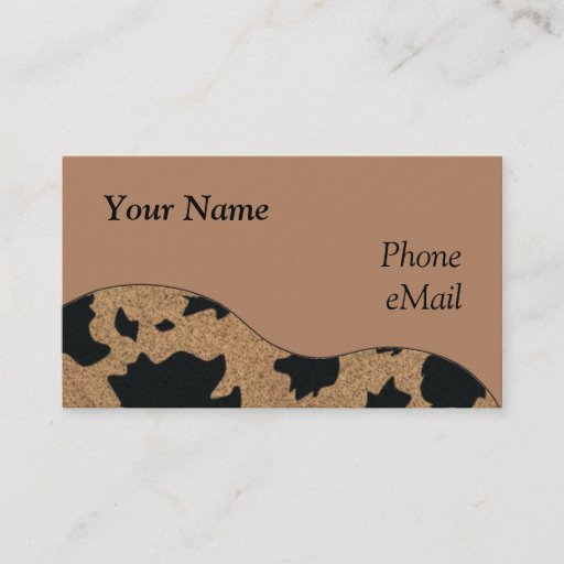 Customizable CUSTOMIZABLE Western Business Cards