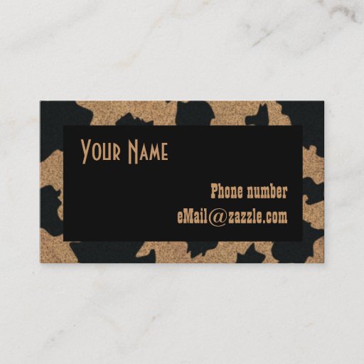 Customizable CUSTOMIZABLE Western Business Cards
