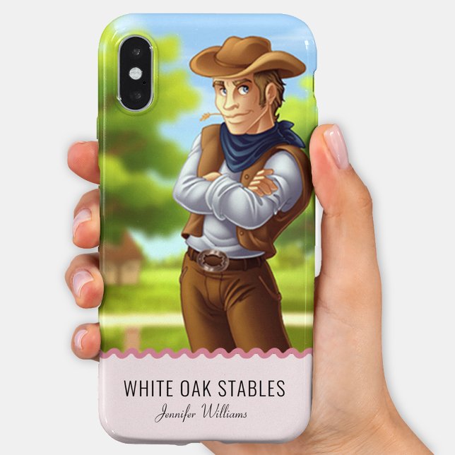 Customizable Western Cowboy  Iphone Case (Creator Uploaded)