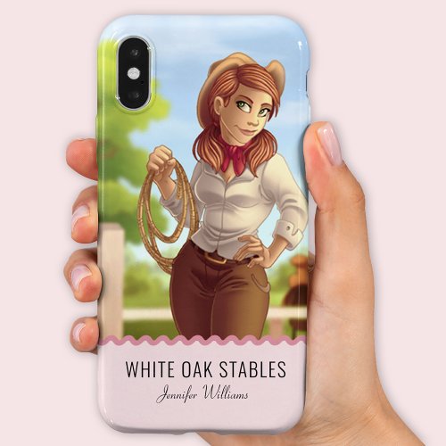 Customizable Western Cowgirl Case_Mate iPhone 14 Case