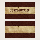 CUSTOMIZABLE Western Leather (Front & Back)