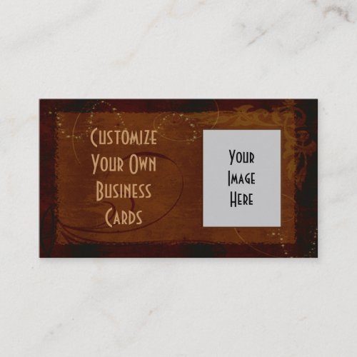 CUSTOMIZABLE Western Style Business Cards