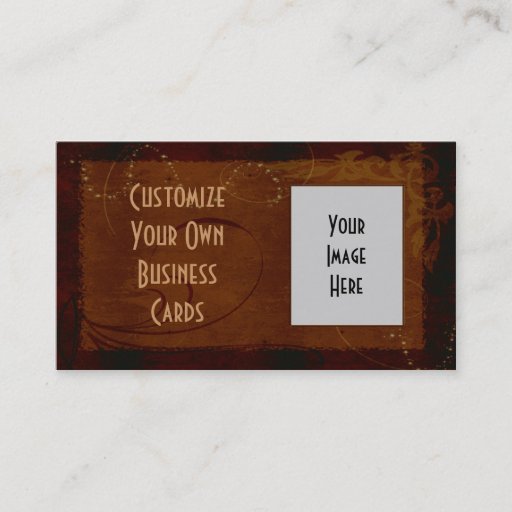 Customizable CUSTOMIZABLE Western Style Business Cards