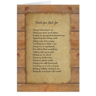 (Customizable) Western Style Father's Day Card