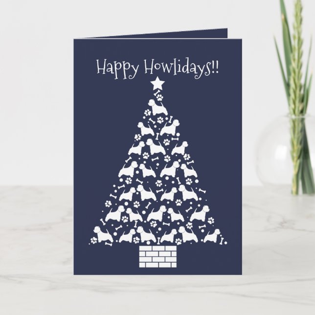 Customizable Westie Holiday Card (Front)