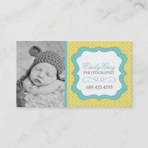 Customizable Customizable Whimsical Photographer Business Cards