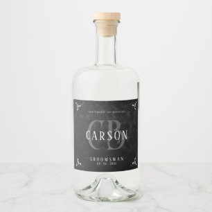 Customizable Whiskey Liquor Bottle Label