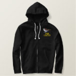 Customizable White-throated Sparrow Embroidered Ho Hoodie