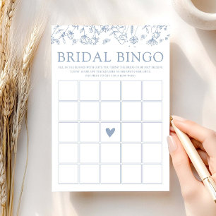 Customizable Wildflowers Bingo Game Card