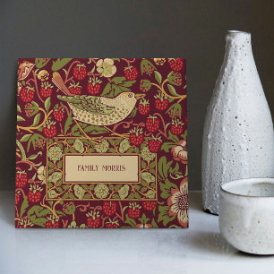 Customizable William Morris Strawberry Thief Ceramic Tile