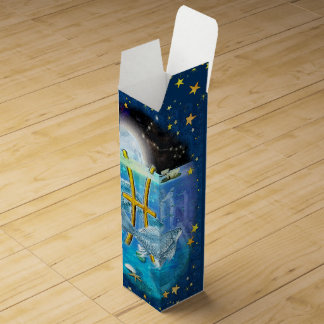 Customizable Wine Gift Box for Pisces