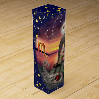 Customizable Wine Gift Box for Scorpios