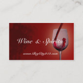 CUSTOMIZABLE Wine Shop Business Cards (Back)