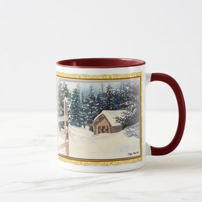 Customizable Winter Scenes Mug (Right)