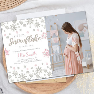Customizable Winter Wonderland Baby Shower Invitation