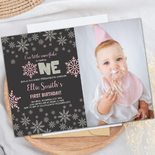 Customizable Winter Wonderland Party Invitations